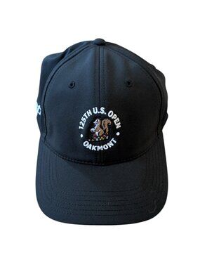 125th US Open Oakmont USGA Member Embroidered Black White Golf Hat Cap Strapback